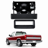 AutoCore Parts Tailgate Handle and Bezel Textured Black Set Compatible with 1988-2002 Chevrolet C|K 1500 2500 3500 | Direct Replacement | GM1916101 GM1915101 15991786 15991785 15606895 15531113