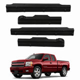 AutoCore Parts Fleetside Bed Rocker Panels Fit for 2007-2014 Compatible with Chevrolet Silverado | GMC Sierra Truck 6.5ft Panel Protector Guard Cover