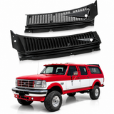 AutoCore Parts Windshield Wiper Cowl Vent Grille Cover Panels Kit Compatible with 1999-2007 F250 F350 Super Duty | 2000-2005 Ford Excursion | Direct Replacement | 3C3Z-25022A68-AAA 4C3Z-25022A69-AAA