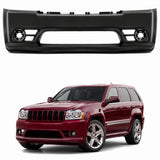AutoCore Parts Front Bumper Cover Primed With Molding Holes Compatible with 2006-2008 Jeep Grand Cherokee SRT8 | Direct Replacement | CH1000465 68035608AC