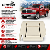 AutoCore Parts Bottom Seat Cushion Left Driver Side Compatible with 2006-2010 Dodge Ram 1500 2500 3500 4500 5500 Pickup | Direct Replacement | Lower Cushion Pad | 5180021AA