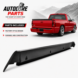AutoCore Parts Tailgate Spoiler Wing Black Polyurethane Compatible with 1999-2006 Chevrolet Silverado | GMC Sierra 1500 | Direct Replacement | SMT11282