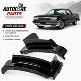 AutoCore Parts Front Bumper Fillers Set kit 2-Piece Compatible with 1978-1987 Chevrolet El Camino | GMC Caballero | Direct Replacement | SMT10943