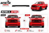 AutoCore Parts Front Bumper Grille Closeout Panel Plastic Compatible with 2013-2018 Dodge Ram 1500 | Direct Replacement | CH1036159 68207015AA