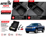 AutoCore Parts Center Console Wireless Charging Tray Console W/Harness Compatible with 2014-2020 Toyota Tundra | Direct Replacement | 0001634506 00016-34506