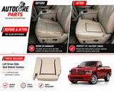 AutoCore Parts Bottom Seat Cushion Left Driver Side Compatible with 2006-2010 Dodge Ram 1500 2500 3500 4500 5500 Pickup | Direct Replacement | Lower Cushion Pad | 5180021AA