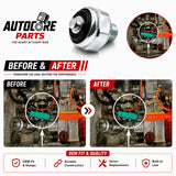 AutoCore Parts Transmission Pressure Switch 1 Prong Silver GM 4L60 700R4 Compatible with 1982-1992 GM 4L60 700R4 | Direct Replacement | TCC TH700 700R-4 700 THM700R4 700-R4 MD-8 8642473