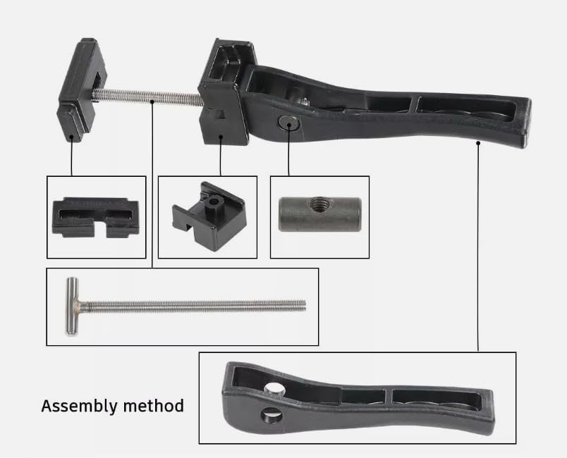AutoCore Parts 4PCS Universal Replace Parts Fit for Hard | Soft Folding Tonneau Cover Rear Clamps