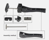 AutoCore Parts 4PCS Universal Replace Parts Fit for Hard | Soft Folding Tonneau Cover Rear Clamps