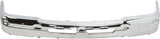 AutoCore Parts Front Bumper Face Bar Chrome + Upper Cover Textured + Lower Valance Textured Gray Compatible with 2002-2006 Chevrolet Silverado 1500 | Direct Replacement | GM1051110 GM1002416 GM1092173