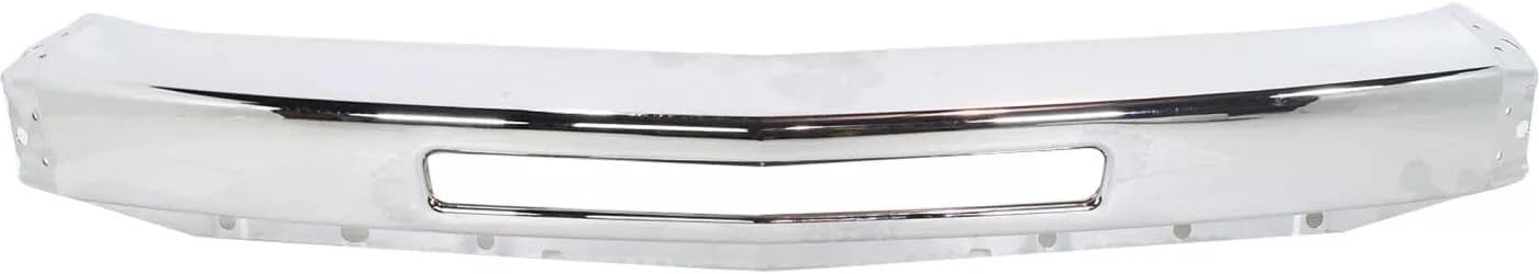 AutoCore Parts Front Bumper Chrome + Lower Valance Textured + End Caps + Fog Lights Right & Left Side for Chevrolet Silverado 2500HD 3500HD 2007-2010 | Direct Replacement