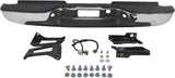 AutoCore Parts - Rear Step Bumper Chrome Steel Assembly Direct Replacement Compatible With 1999-2006 Chevrolet Silverado | GMC Sierra 2500HD 3500 | 12473000 GM1103129