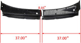 AutoCore Parts Windshield Wiper Cowl Vent Grille Cover Panels Kit Compatible with 1999-2007 F250 F350 Super Duty | 2000-2005 Ford Excursion | Direct Replacement | 3C3Z-25022A68-AAA 4C3Z-25022A69-AAA